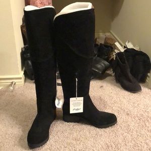 Lucky Brand tall suede boots